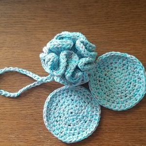 Loofah & face scrubbies - 100% organic cotton